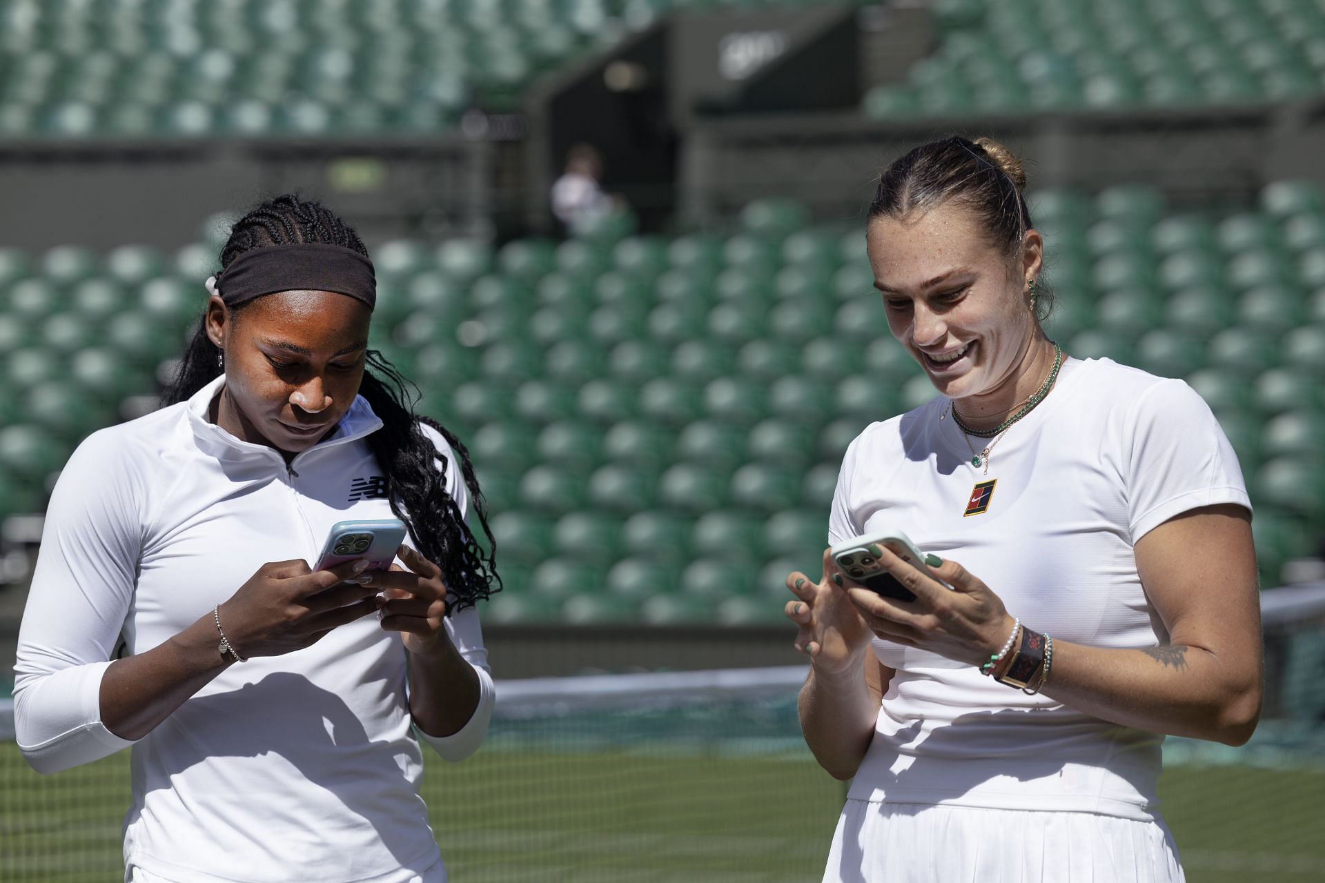 Coco Gauff (left) and Aryna Sabalenka (right) (Source: Getty)